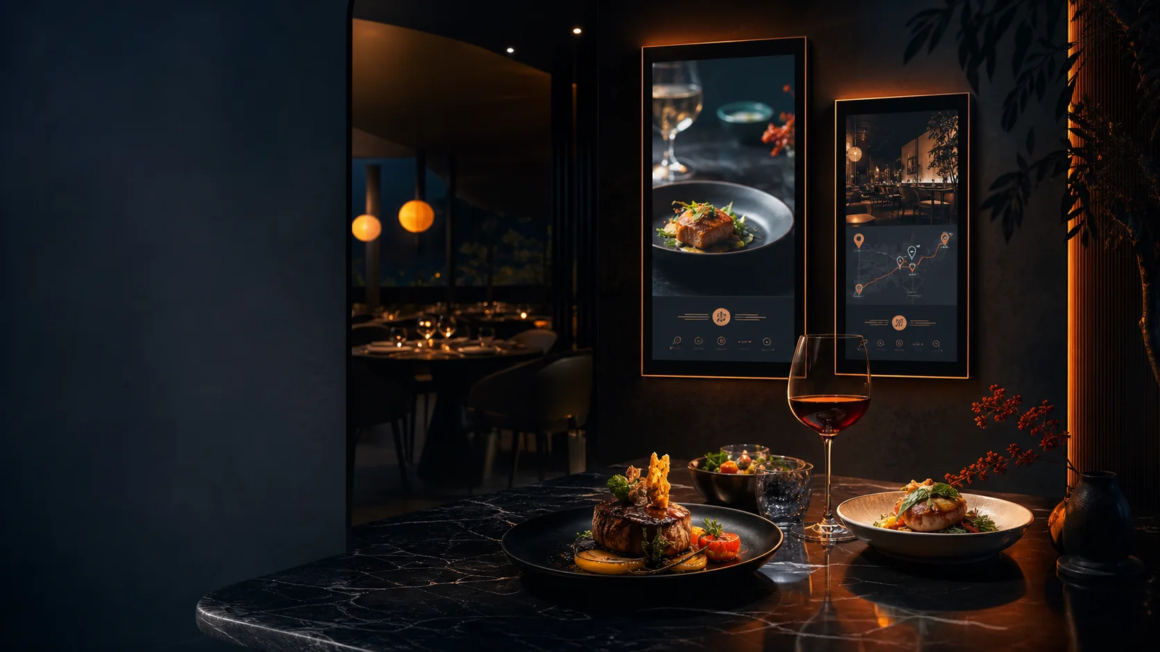 Restoran Web Tasarım hizmeti için Yansıma360 yaratıcı görseli