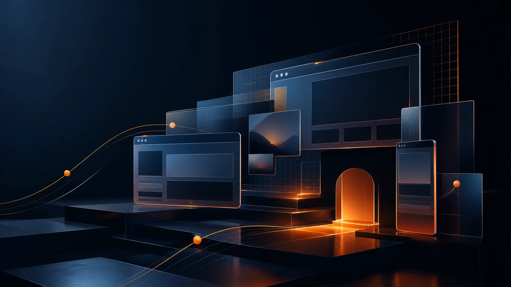 Web Tasarım hizmeti için Yansıma360 yaratıcı görseli