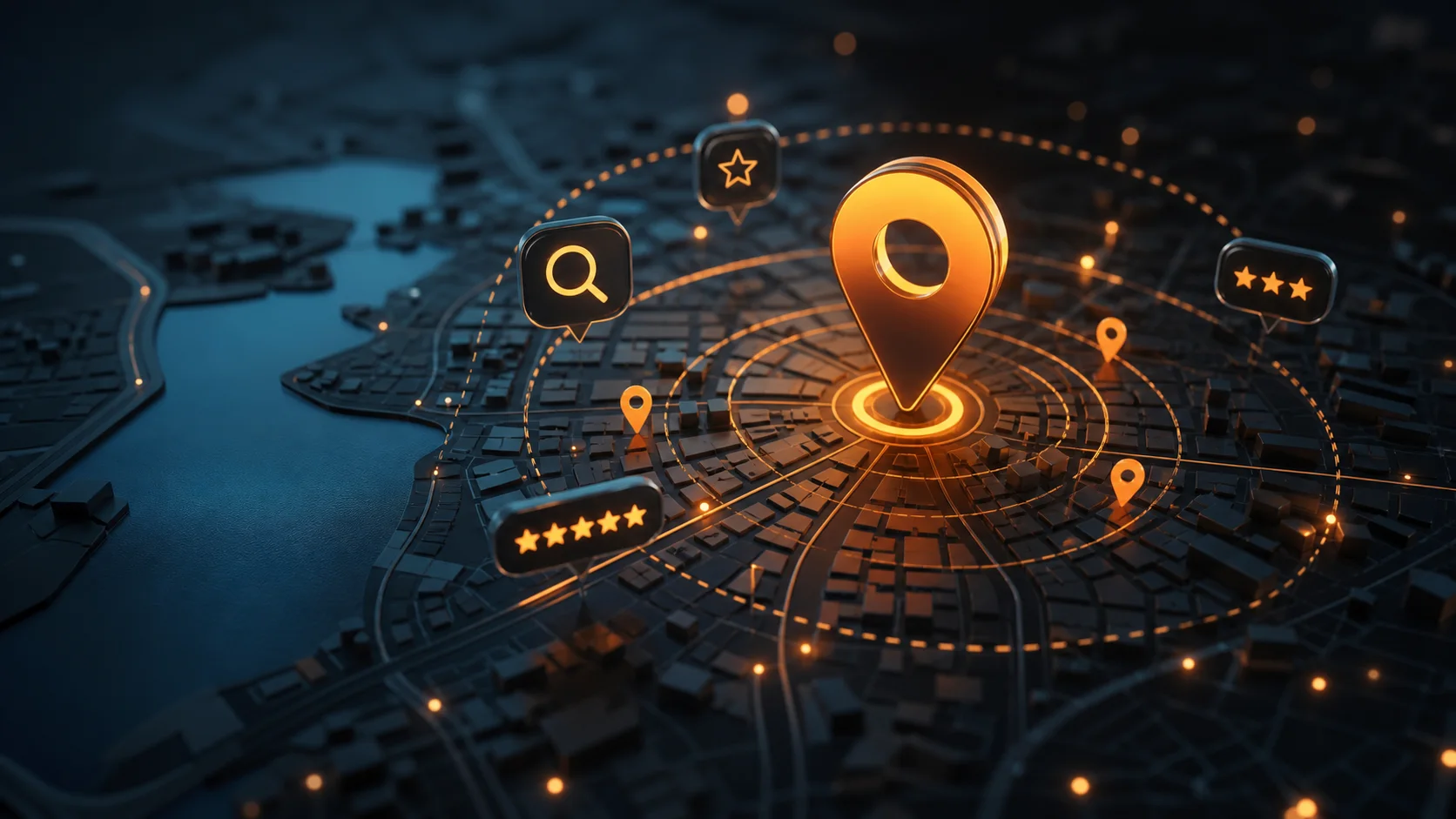 Yerel SEO hizmeti için Yansıma360 yaratıcı görseli
